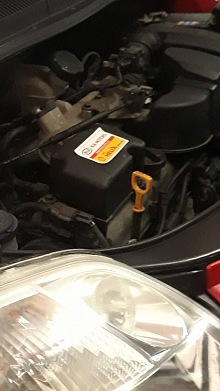 ruční mytí motoru